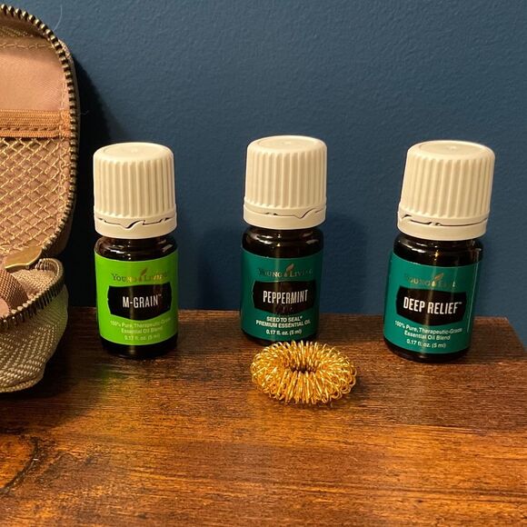 NWT Young Living Mind Over Matter M-Grain, Deep Relief and Peppermint Set - Picture 1 of 16